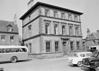 View of the Royal Bank of Scotland, 11 and 12 Market Square, Duns