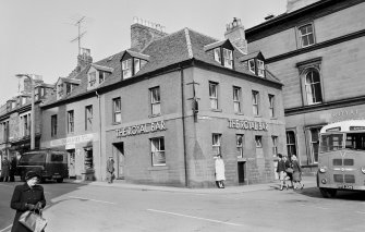 View 15 Market Square, Duns showing The Royal Bar and Cochrane's shop