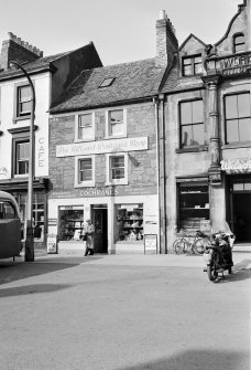 View from south of 27 Market Square, Duns showing Cochrane's 'The Gift and Postcard Shop'