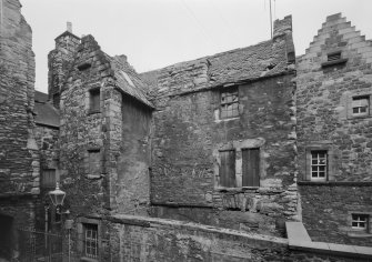 View of West side of Acheson House from Bakehouse Close, Edinburgh