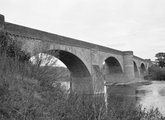 General view of Ladykirk and Norham Bridge