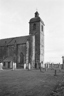 View of west end from north of St Mary's Church, Ladykirk
