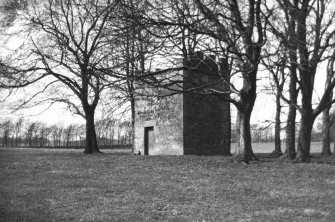 View of the dovecot at Middleton Hall, Uphall.