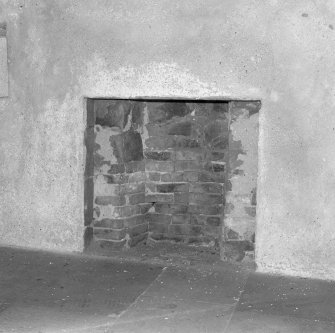 Interior.
Detail of fireplace, third floor.