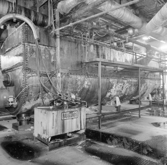 Interior view of No.59 Crystalliser (1 0f 4), used for storage of the crystal syrup mix from the Fine Pans, prior to Centrifugation (T&L No.: 21175/3)