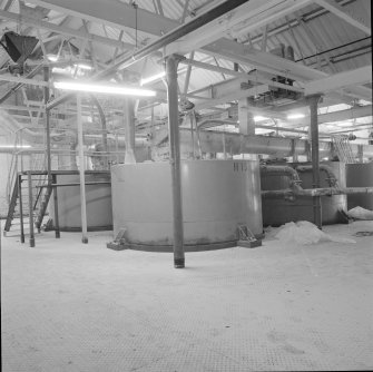 Interior view of the top of the Complex Silos, used for storing sugar for bulk customers (T&L No.: 21181/1)