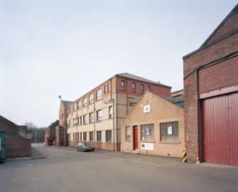 Motherwell, Craigneuk Street, Anderson Boyes
Exterior view from south east of new three-storeyed office building (containing Records and Drawing Offices, built in 1946)