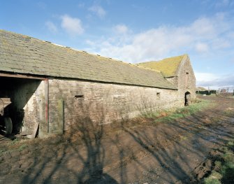 View of North end of East range of steading from South East.