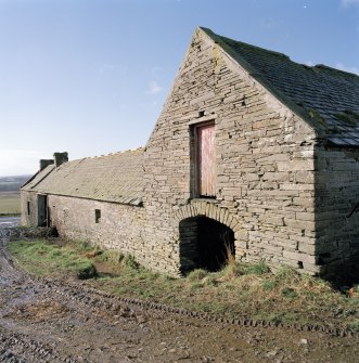 View of East range of steading from North East.