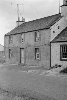 View of 21 Victoria Street, Kirkpatrick Durham, from north west