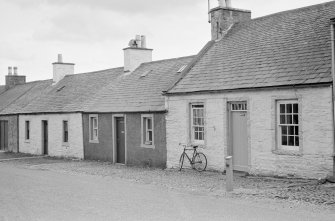 View of south side of Victoria Street, Kirkpatrick Durham, from north west