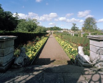 W garden, path, view from SSE