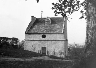 View of dovecot at Craighouse, Edinburgh, from S.