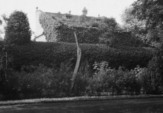 View of the upper part of dovecot at Ravelston House, Edinburgh, from SW.