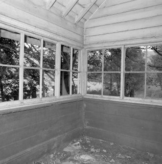 Interior.
Station building, view of E room and windows from SW.