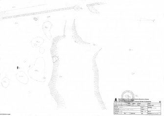 HES Survey and Recording survey drawing, Tombeg recumbent stone circle, Plan 1:100