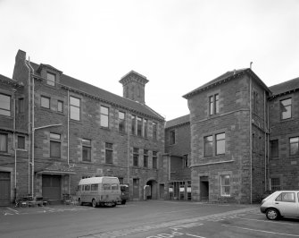 Entrance courtyard from North East