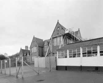 Achintore School and adjacent (later) school buildings, view from West