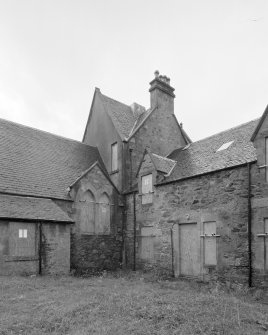 Rear front, view from East