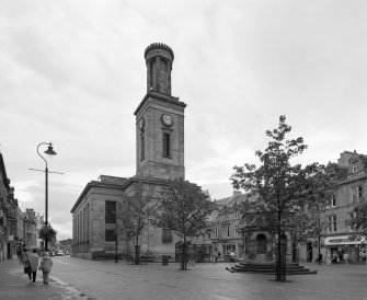 General view from ESE showing top of tower removed.