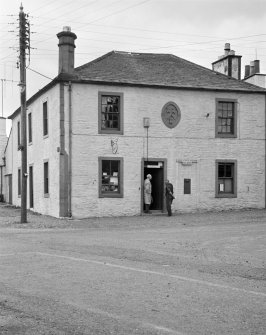 View of the post office, 1 St David Street, Kirkpatrick Durham from east