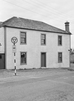 View of the post office, 1 St David Street, Kirkpatrick Durham from south west