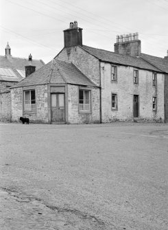 View of shop at corner of Victoria Street and St David Street, Kirkpatrick Durham, from south west