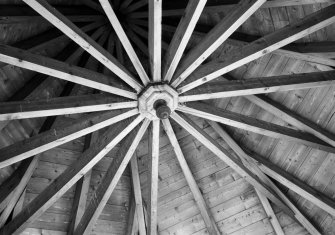Interior view of roof structure, Baron's Folly, Down Law.