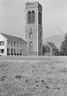 General view of Duke's Tower, All Saints' Episcopal Church, Inveraray
