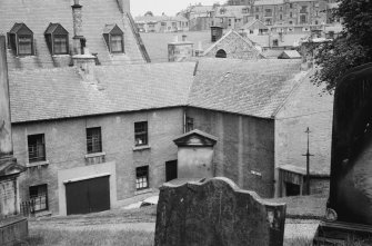 View of the Old Manse, Kirkstile, Hawick from south west from the churchyard