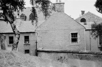 View of Old Manse, Kirkstile, Hawick from south west from the churchyard