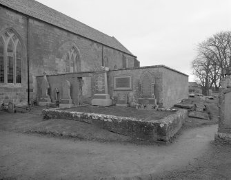 Fearn Abbey.  View of St. Michael's aisle from West South West.