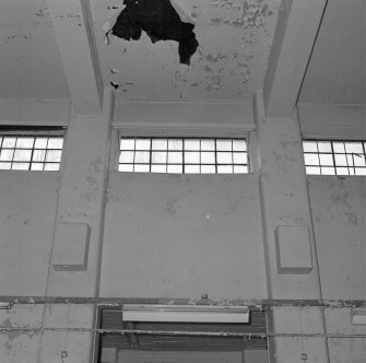 Main hall, upper windows and ceiling, detail