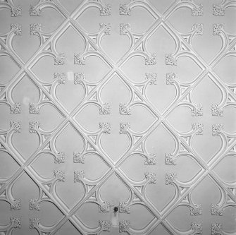 Detail of east stair hallway ceiling