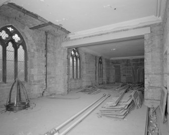 View of lower hall south side from East North East