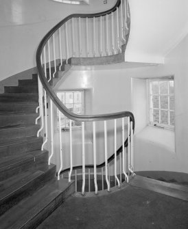 View of staircase in Crown Street building