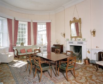 Ground floor, dining room, view from East