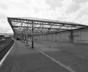 Dumfries, Railway Station
View of Platform 1 canopy from NW