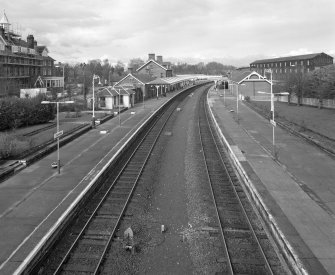 Dumfries, Railway Station
Elevated view of station from SE