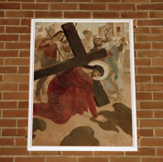 Third station of the cross, detail