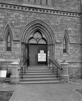 Detail of main W door