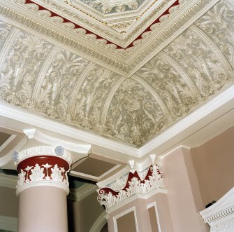 Grand Corridor, detail of plasterwork