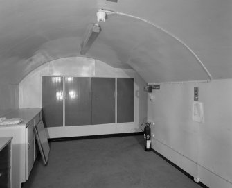 Interior. View of ground floor vaulted room