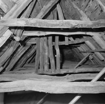 Detail of roof timbers.