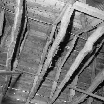 Detail of roof timbers.