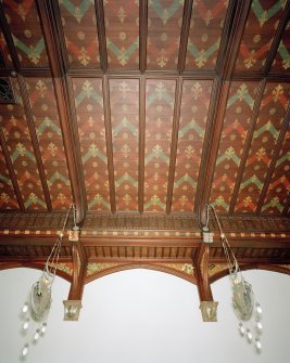 Interior. Rainy Hall detail of ceiling