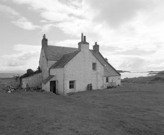 Eigg, Kildonnan Farmhouse. View from North East