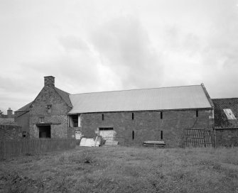 View from from E of E side of steading, including barn.