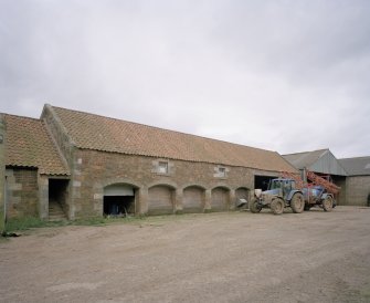 View of steading from SE within courtyard of cart bays.