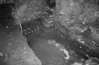 Excavation photograph : area A - post demo levelling layer 6 sealing barbican wall 4.